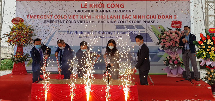 Sao Bắc tham dự "Lễ Khởi công" dự án Kho lạnh Bắc Ninh - Emergent Cold Giai đoạn 2