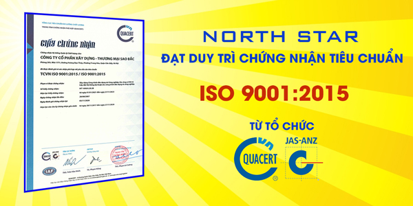 "Sao Bắc" tiếp tục đạt duy trì chứng nhận ISO 9001:2015 trong năm 2022